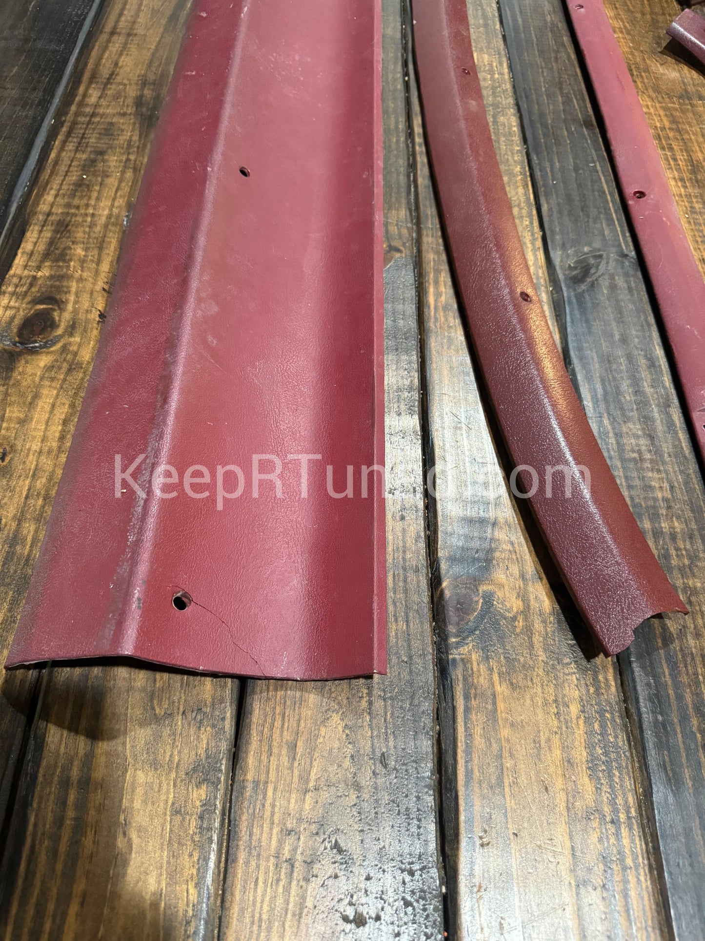 Red Headliner Trim Bundle 81-93 Dodge Ram 1st Gen Cummins
