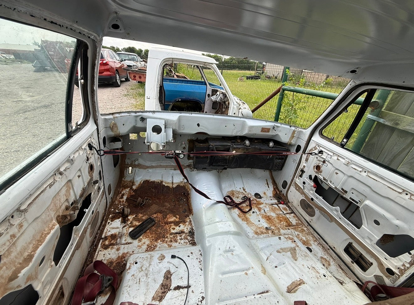 Single Cab White Truck Cab 1993 First Gen Cummins Dodge Ram Local Pickup