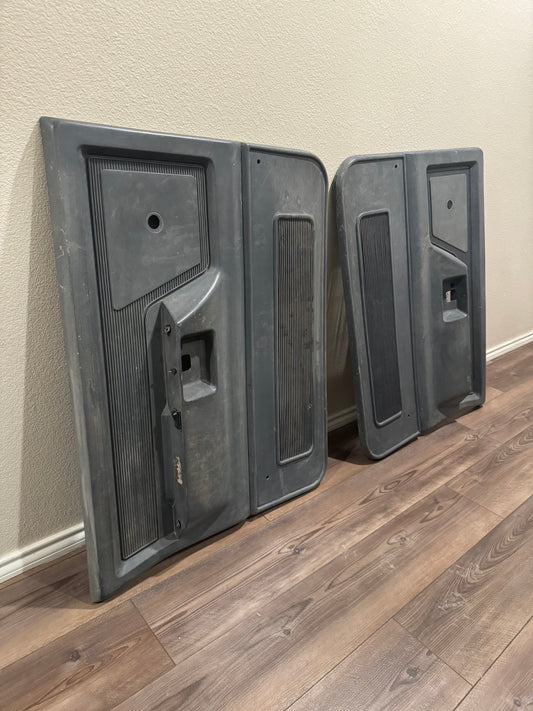 Door Panel Set Grey Manual Set