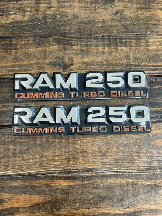 D250 Cummins Emblem Set of 2