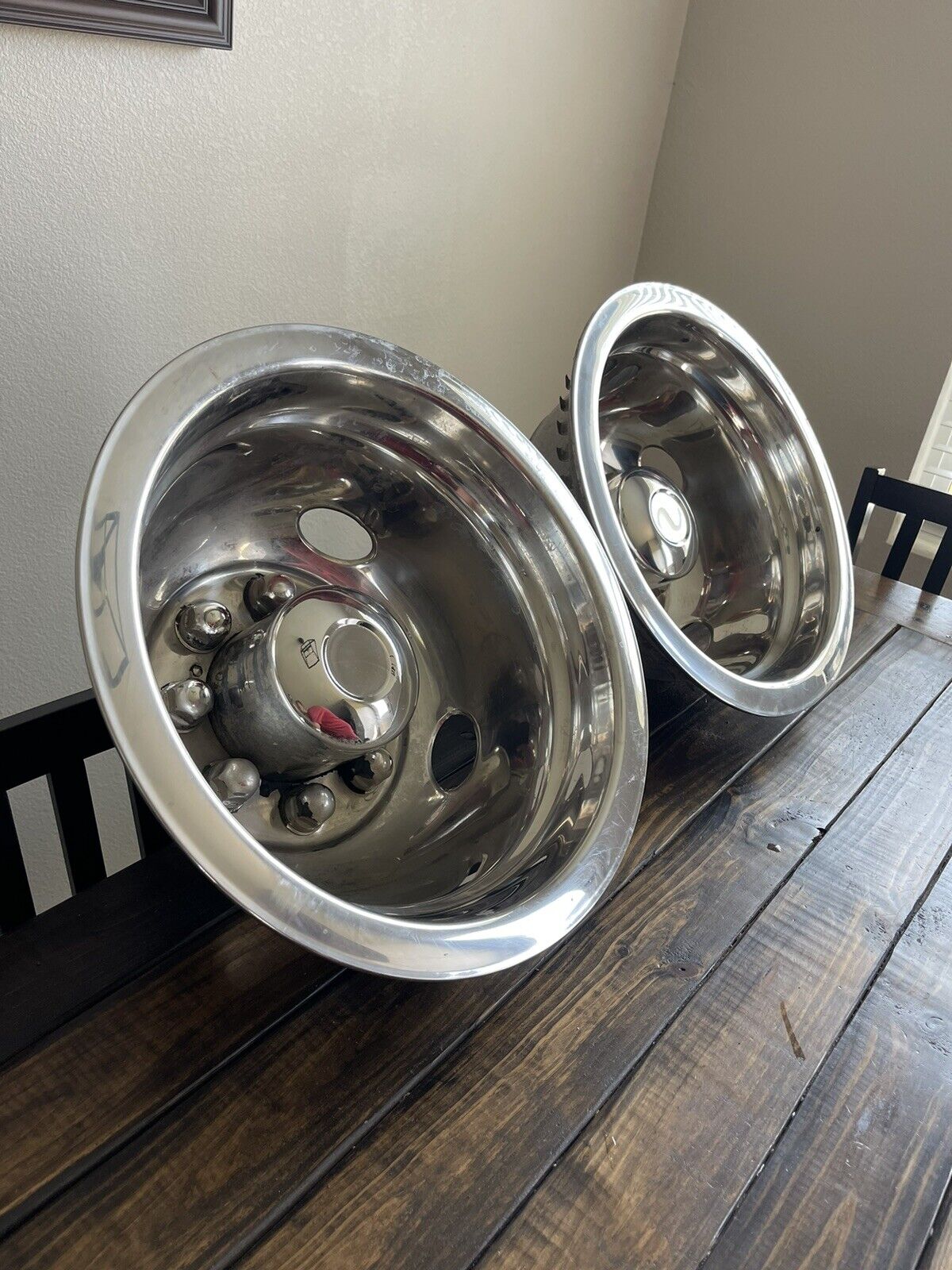 Dually Wheel Chrome Liner Simulator 1989-1993 1 Ton Rears