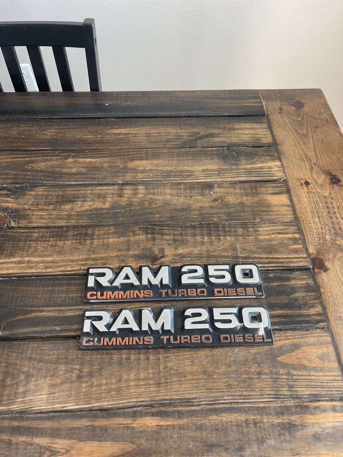 D250 Cummins Emblem Set of 2